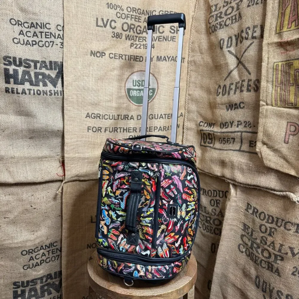 Sydney Love Stepping Out Rolling Duffel Bag Carry On Luggage Overnight Travel
